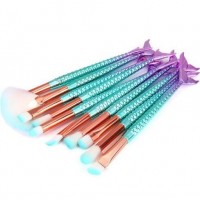 Hot Sale Plastic Mermaid Tail Cosmetic Makeup Brush